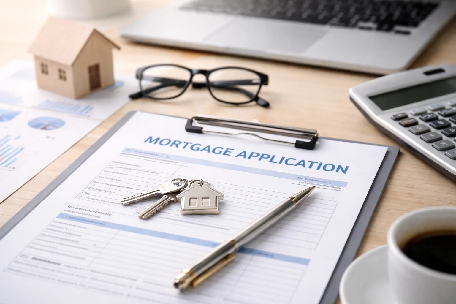 AI mortgage assistant pre-qualifying a borrower and sending an application form.